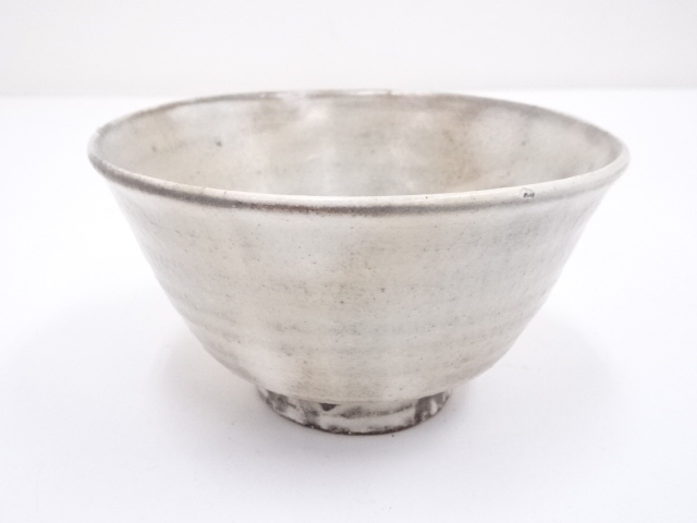 京焼　原清和造　粉引茶碗